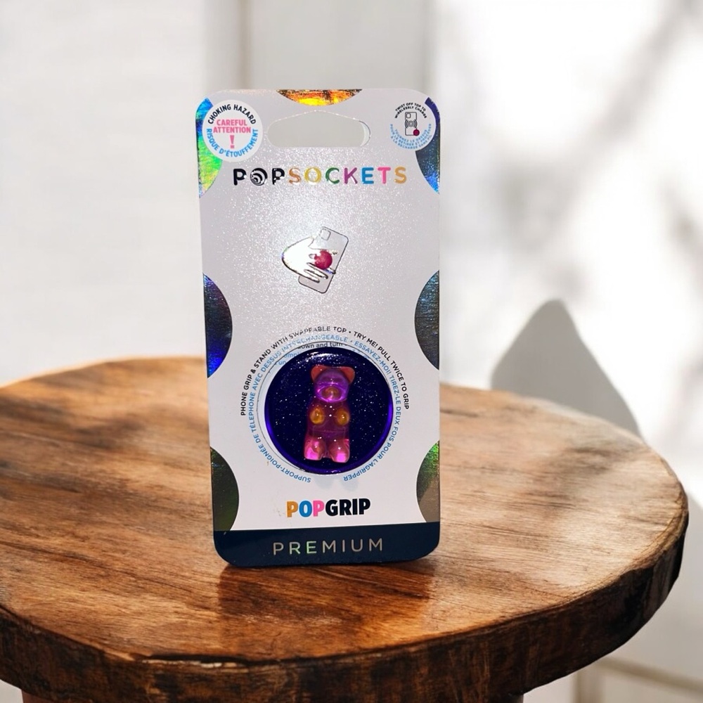 PopSocket PopGrip Premium - Purple Gummy Bear